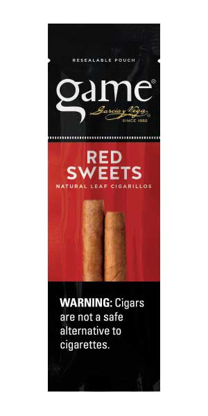 Garcia y Vega Game Foil Pouch Cigarillos - Red Sweets