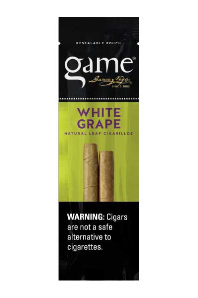 Garcia y Vega Game Foil Pouch Cigarillos - White Grape