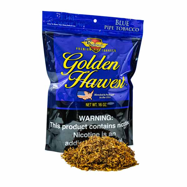 Golden Harvest Pipe Tobacco 1 lb (16oz) - Blue
