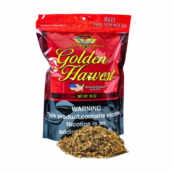 Golden Harvest Pipe Tobacco 1 lb (16oz) - Red