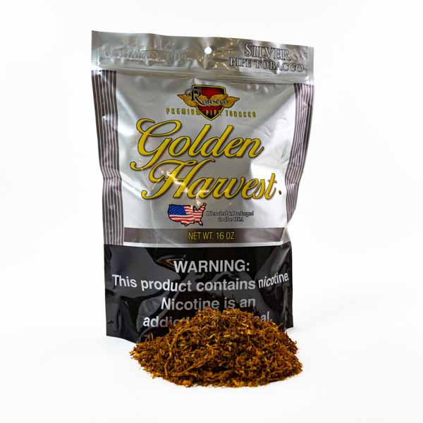 Golden Harvest Pipe Tobacco 1 lb (16oz) - Silver