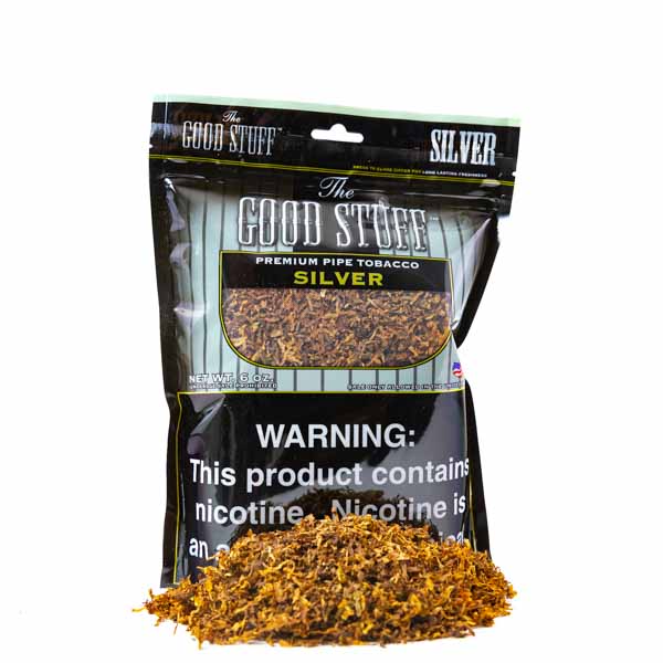 Good Stuff Pipe Tobacco 6 oz - Silver