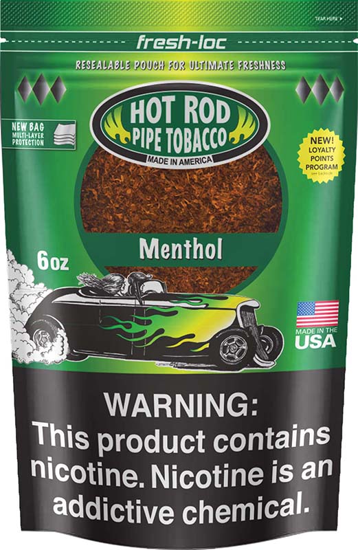 Hot Rod Pipe Tobacco 6 oz - Menthol