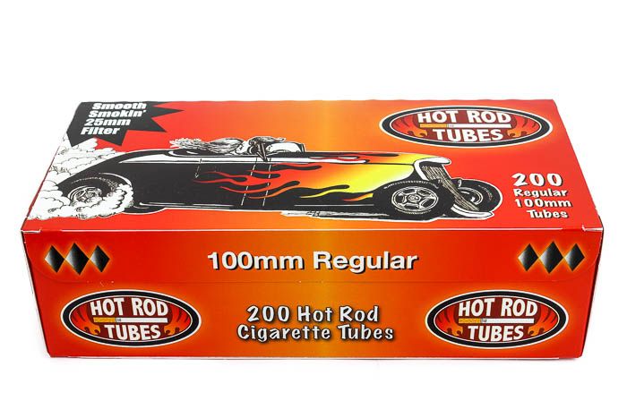 Hot Rod tubes 200 ct. Regular 100mm