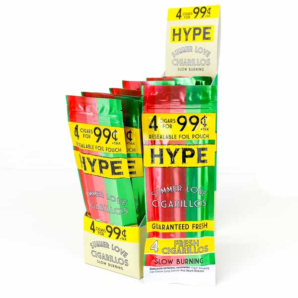 Hype Foil Pouch Cigarillos - 4 pack - Summer Love