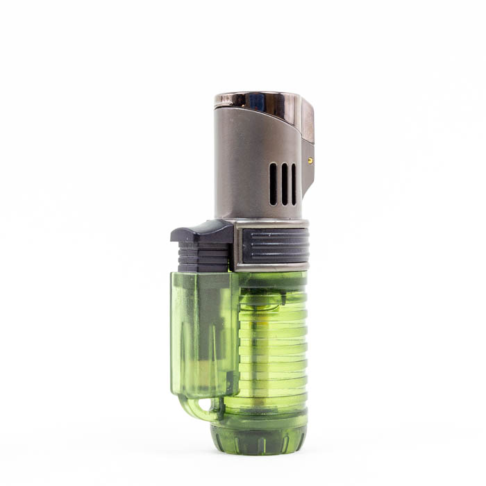 Jetline Single Flame Pocket Torch Lighter - Green