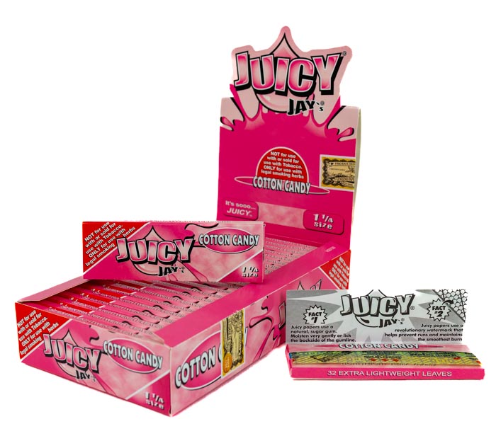 Juicy Jay's Flavored Rolling Papers - Cotton Candy