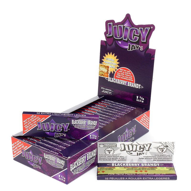 Juicy Jay's Flavored Rolling Papers - Blackberry Brandy