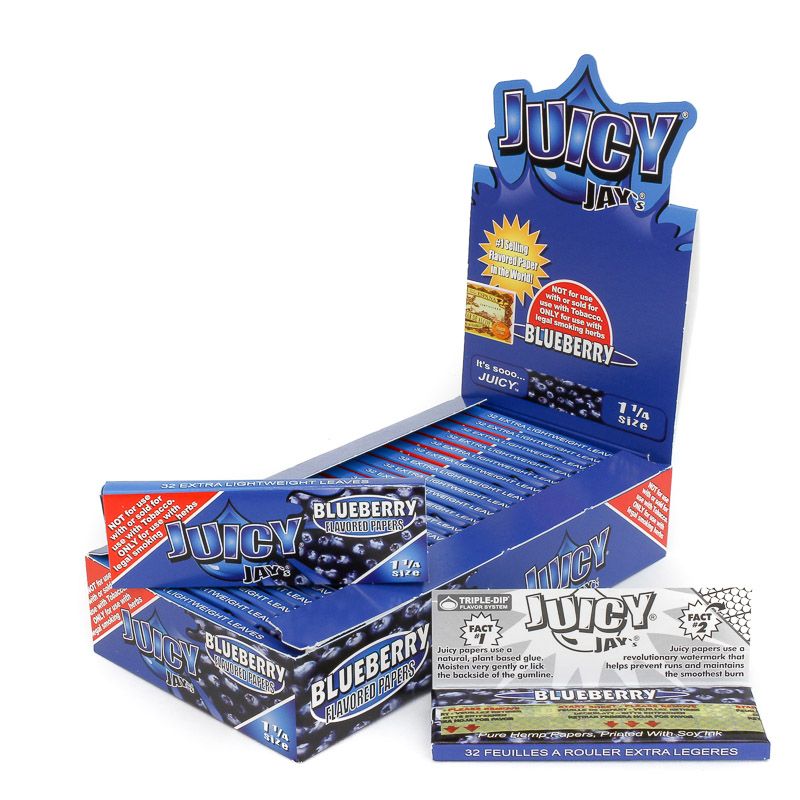 Juicy Jay's Flavored Rolling Papers - Blueberry