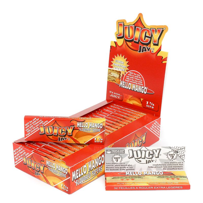 Juicy Jay's Flavored Rolling Papers - Mello Mango