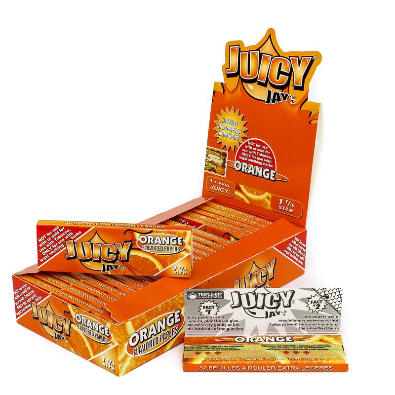 Juicy Jay's Flavored Rolling Papers - Orange