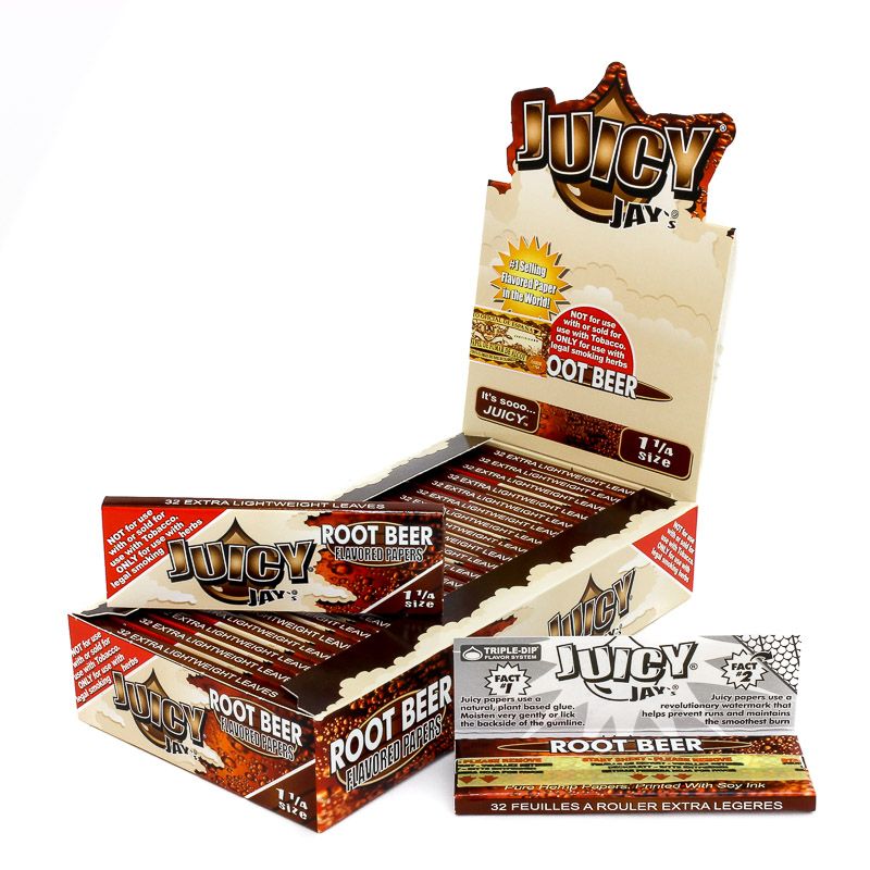 Juicy Jay's Flavored Rolling Papers - Root Beer