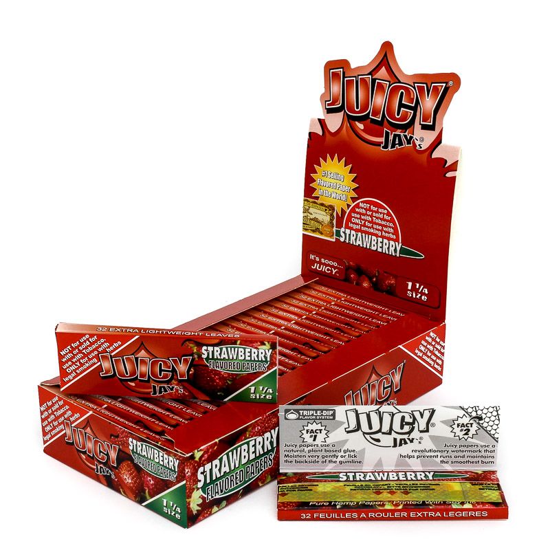 Juicy Jay's Flavored Rolling Papers - Strawberry