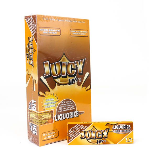Juicy Jay's Flavored Rolling Papers - Liquorice