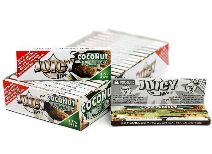 Juicy Jay's Flavored Rolling Papers - Coconut
