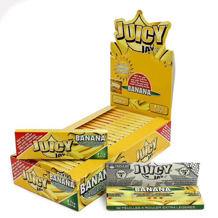 Juicy Jay's Flavored Rolling Papers - Banana