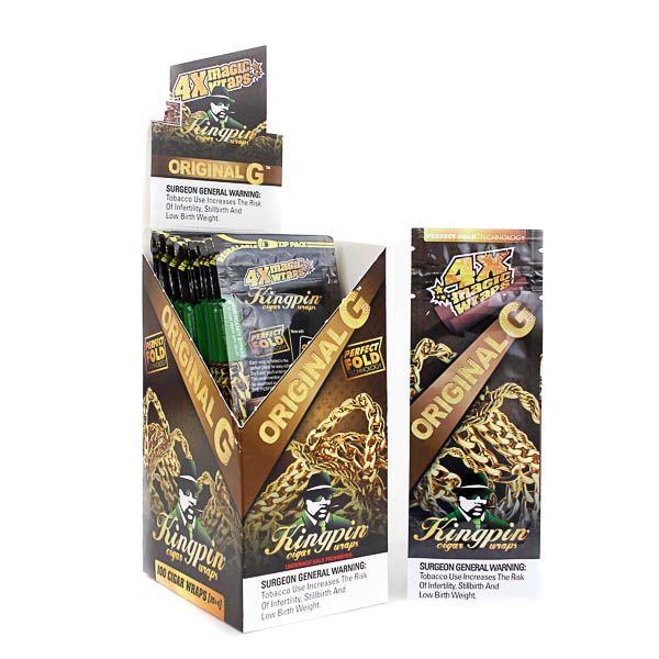 Kingpin Foil Pouch Cigar Wraps - Original G