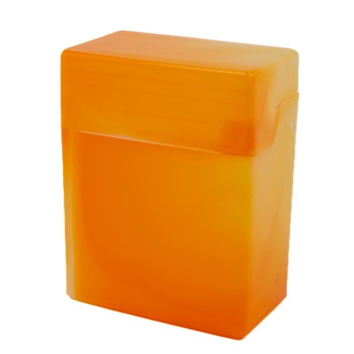 Large Cigarette Case - King Size - Orange