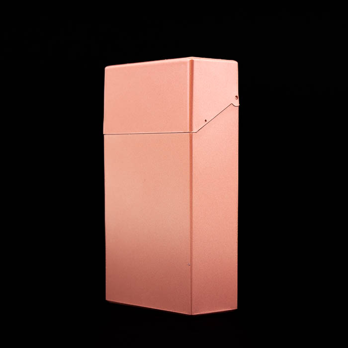 Metallic Finish Plastic Cigarette Case - 100mm - Copper