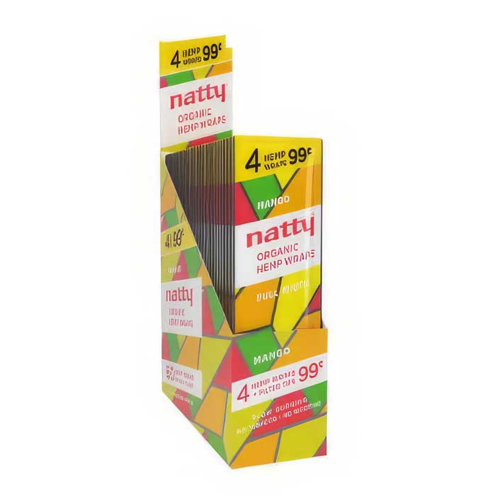 Natty Organic Hemp Blunt Wraps - Mango