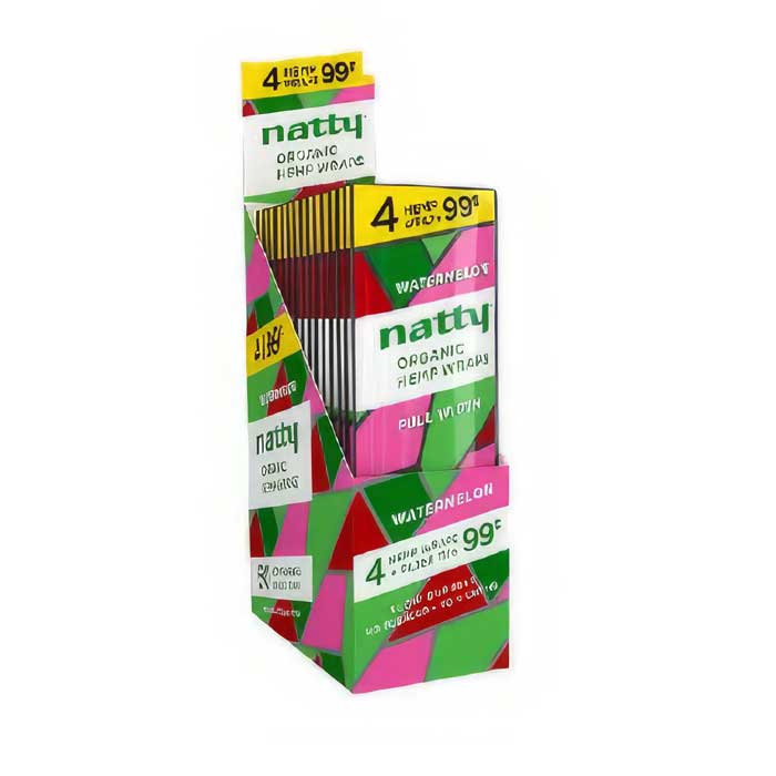 Natty Organic Hemp Blunt Wraps - Watermelon