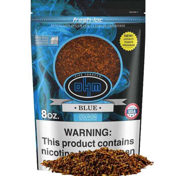 OHM Pipe Tobacco 8 oz - Blue