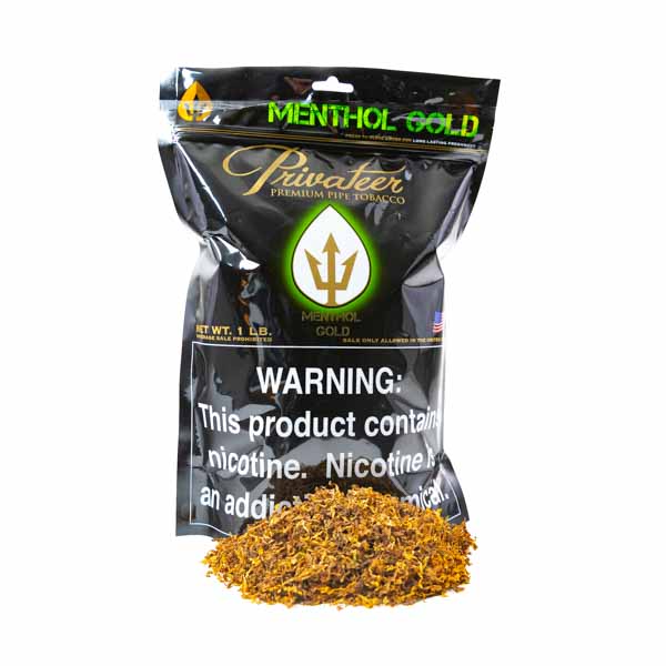 Privateer Pipe Tobacco 1 lb (16oz) - Menthol Gold