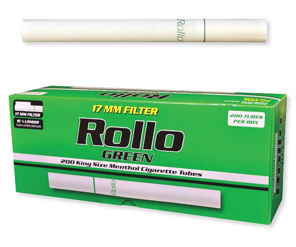 Rollo Tubes 200 ct. Menthol King