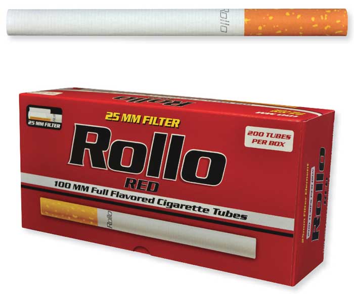 Rollo Tubes 200 ct. Red 100mm