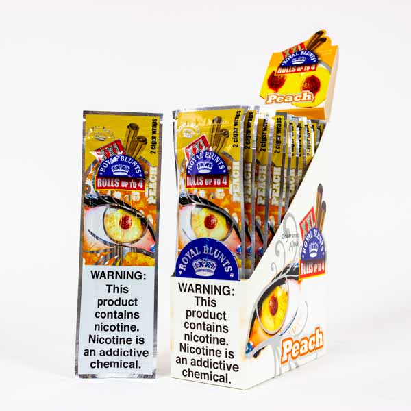 Royal Blunts XXL Cigar Wrap Pouch - Peach