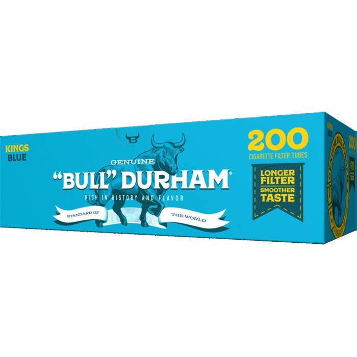 Bull Durham Tubes 200 ct - Blue - King