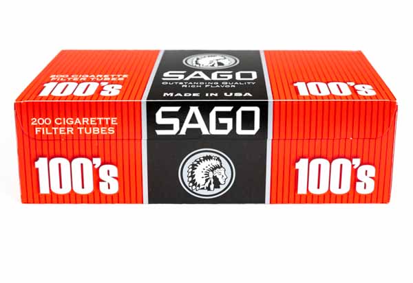 Sago Tubes 200 ct Red 100mm