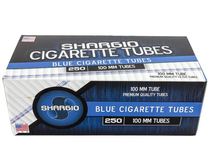 Shargio tubes 250 ct. Blue 100mm