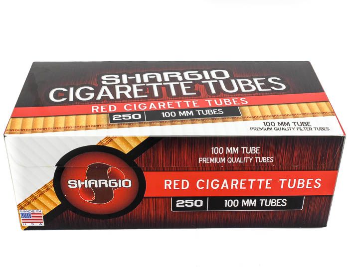 Shargio tubes 250 ct. Red 100mm
