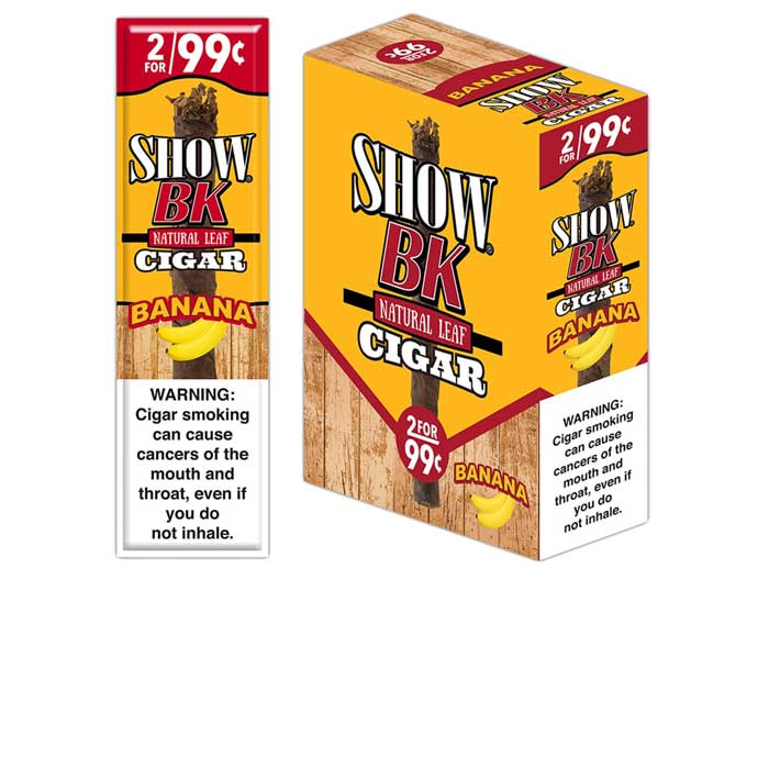 Show BK Natural Leaf Cigars - Banana