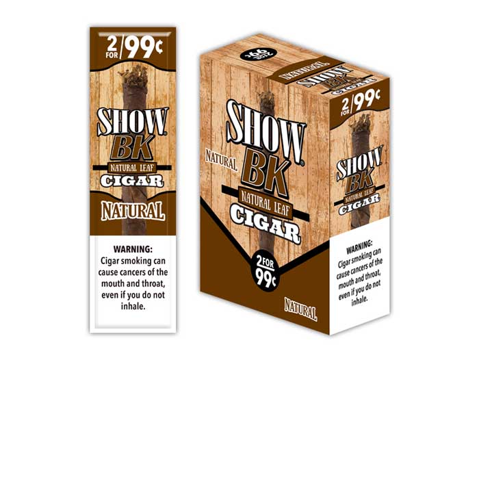 Show BK Natural Leaf Cigars - Natural