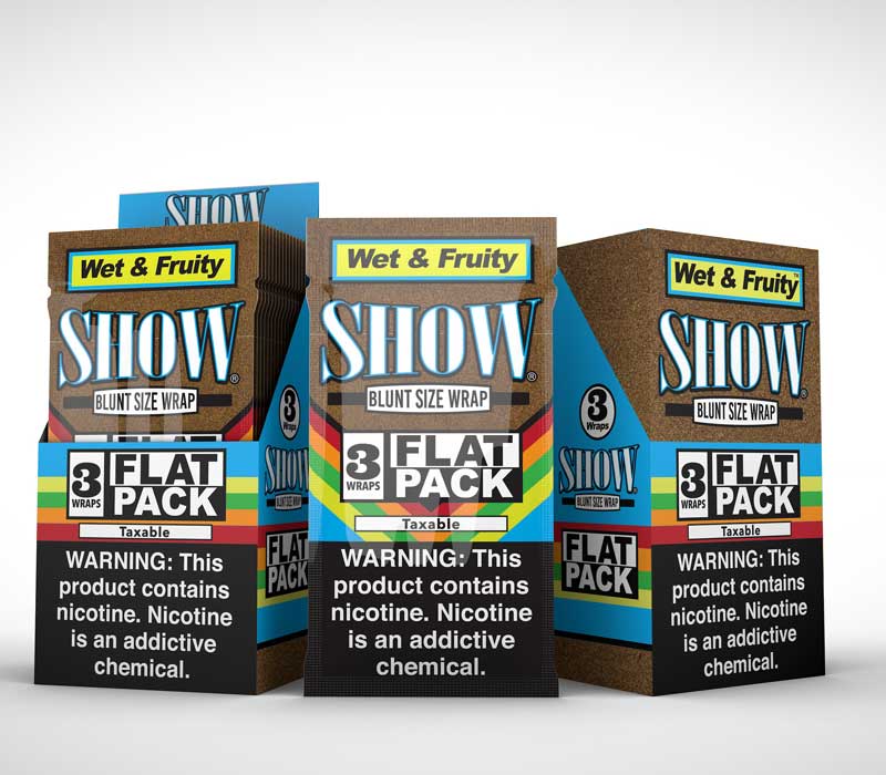 Show Flat Pack Blunt Size Wrap - Wet & Fruity