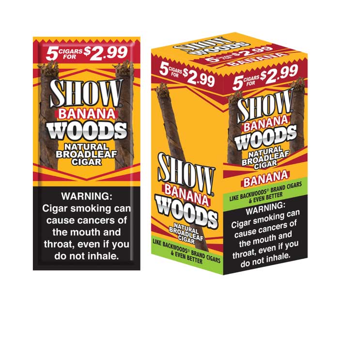 Show Woods Cigars 5 Pack - Banana