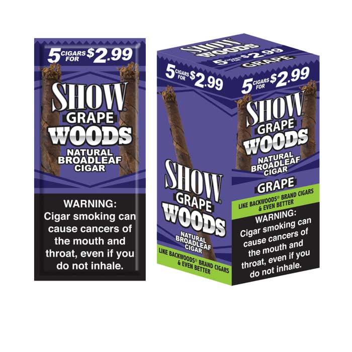 Show Woods Cigars 5 Pack - Grape