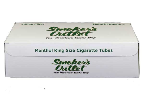 Smoker's Outlet Tubes 200ct - Menthol King