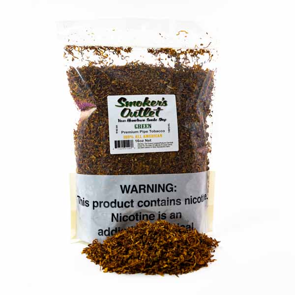 Smoker's Outlet Pipe Tobacco 1 lb (16oz) - Green