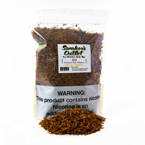 Smoker's Outlet Pipe Tobacco 1 lb (16oz) - Red