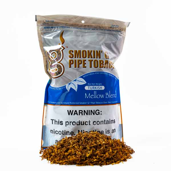 Smokin' G Pipe Tobacco 8 oz - Turkish Mellow Blend
