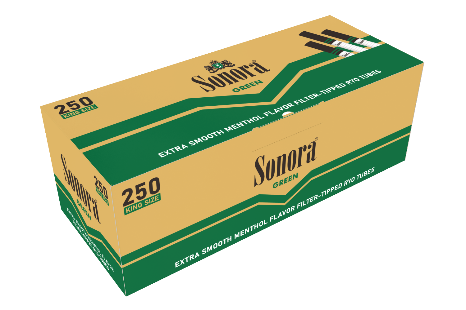 Sonora Tubes 250ct - Green King