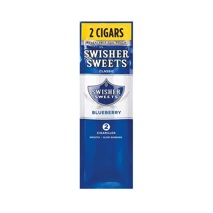 Swisher Sweets Foil Pouch Cigarillos - Blueberry