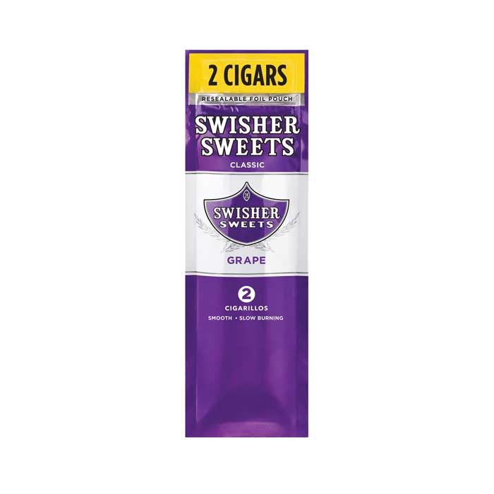 Swisher Sweets Foil Pouch Cigarillos - Grape