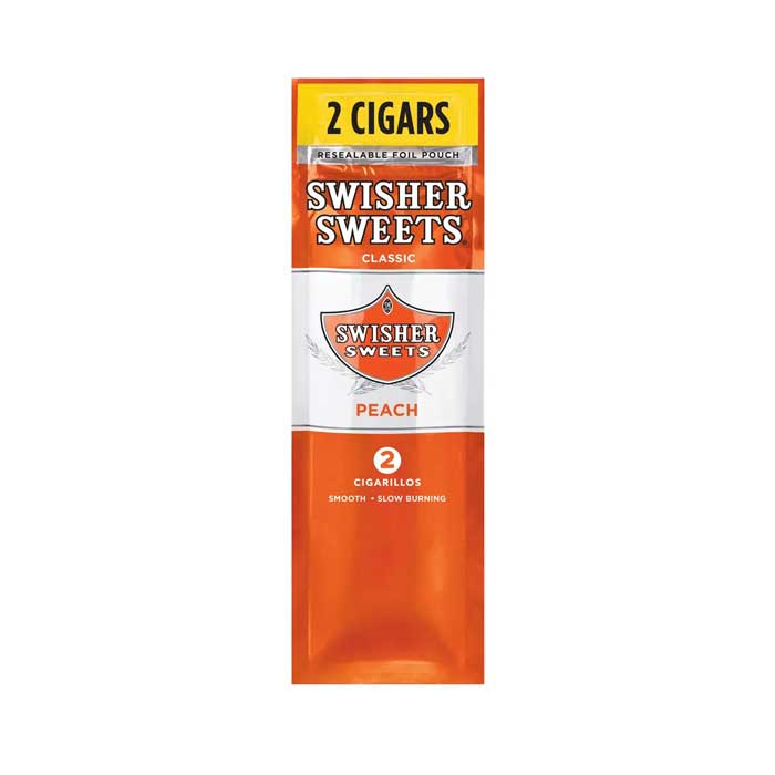 Swisher Sweets Foil Pouch Cigarillos - Peach