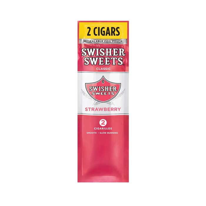 Swisher Sweets Foil Pouch Cigarillos - Strawberry