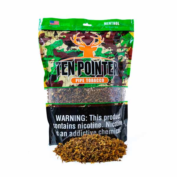 Ten Pointer Pipe Tobacco 1 lb (16oz) - Menthol