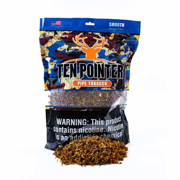 Ten Pointer Pipe Tobacco 1 lb (16oz) - Smooth